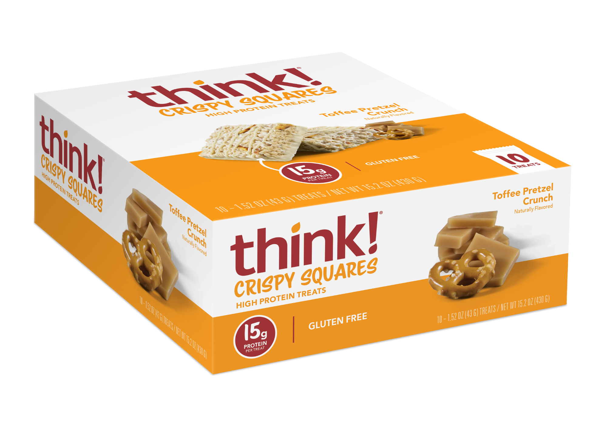 Crispy Squares Toffee Pretzel Crunch