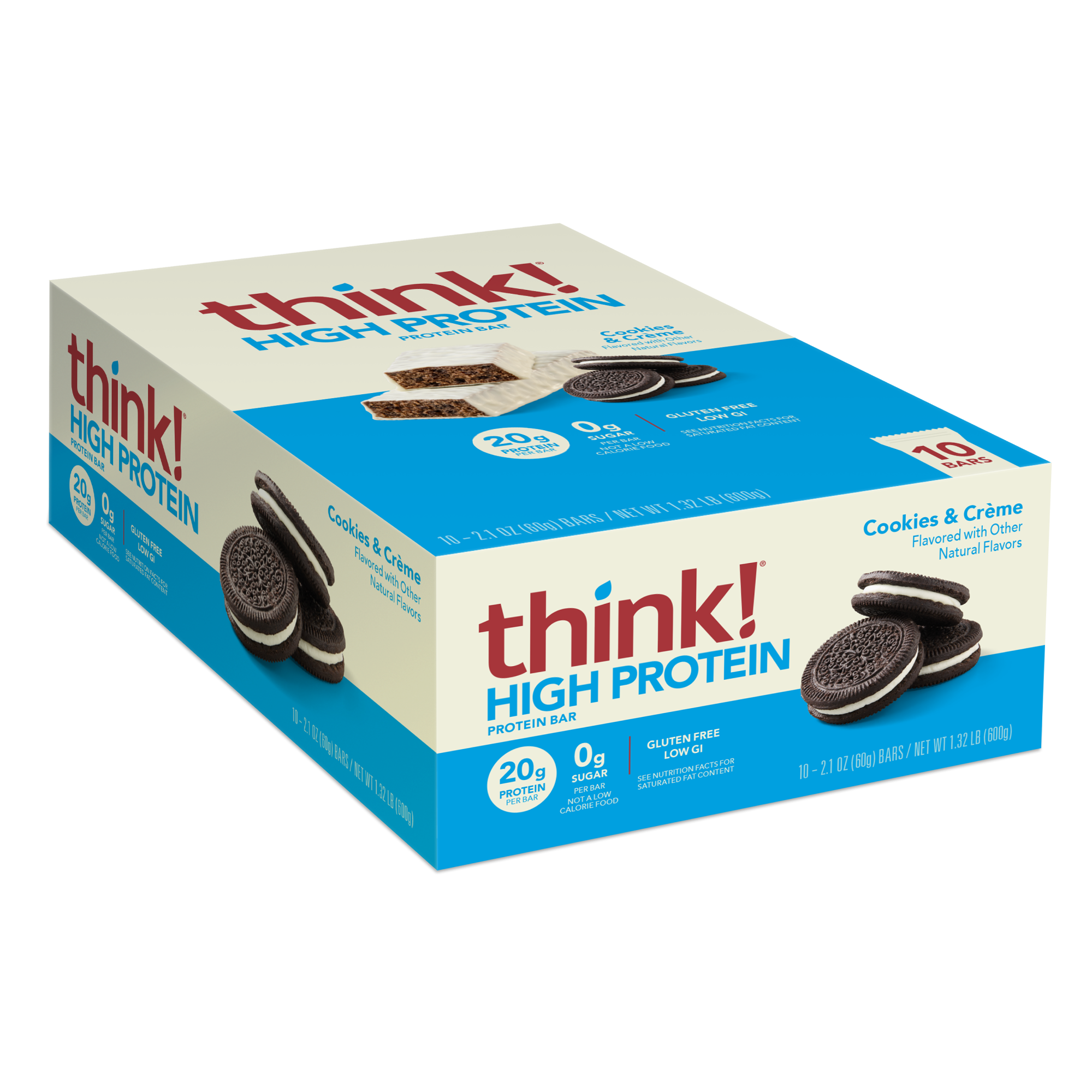 High Protein Bar, Cookies & Creme