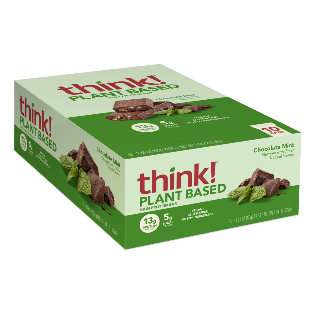 Plant-Based High Protein Bar, Chocolate Mint