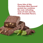 Plant-Based High Protein Bar, Chocolate Mint
