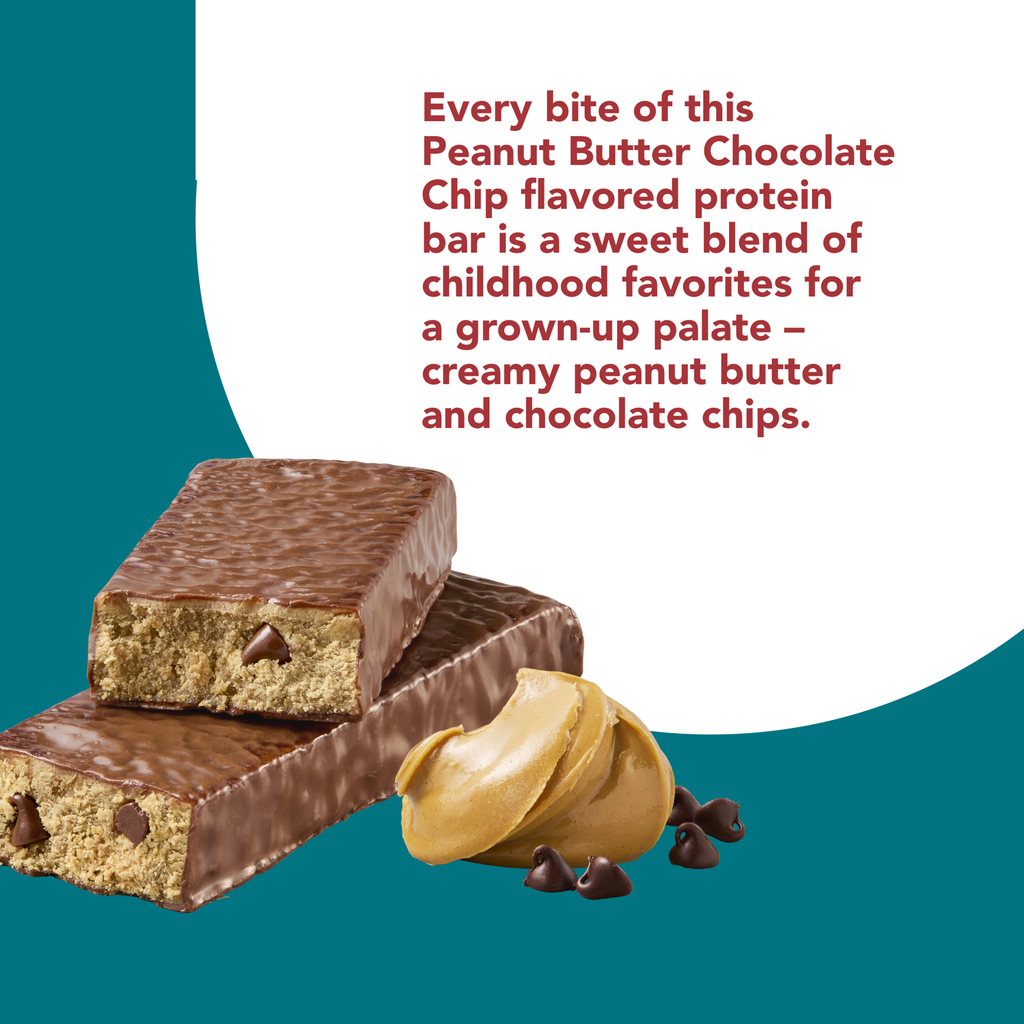 Plant-Based High Protein Bar, Peanut Butter Chocolate Chip