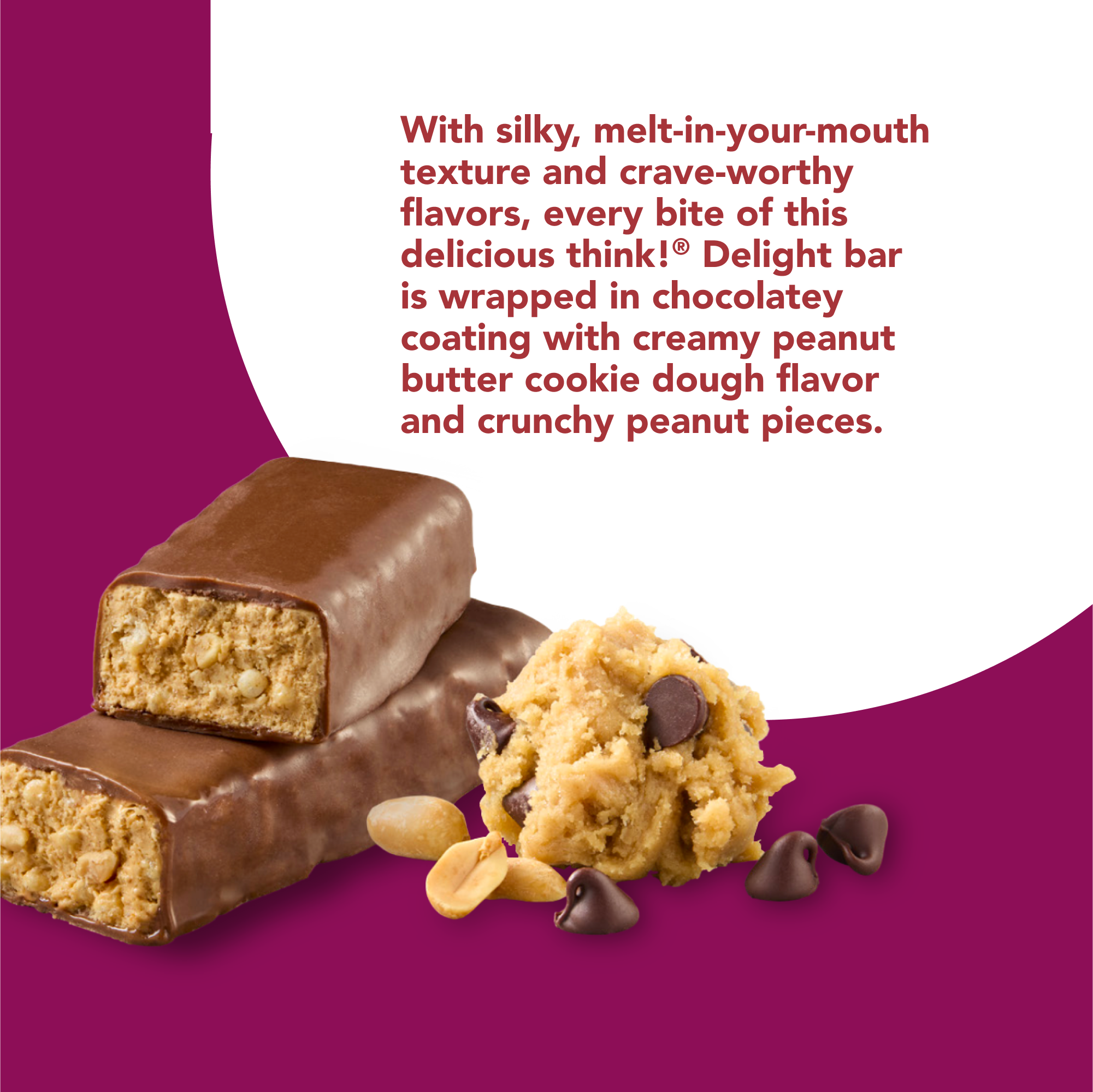 Delight, Peanut Butter Chocolate Cookie Dough