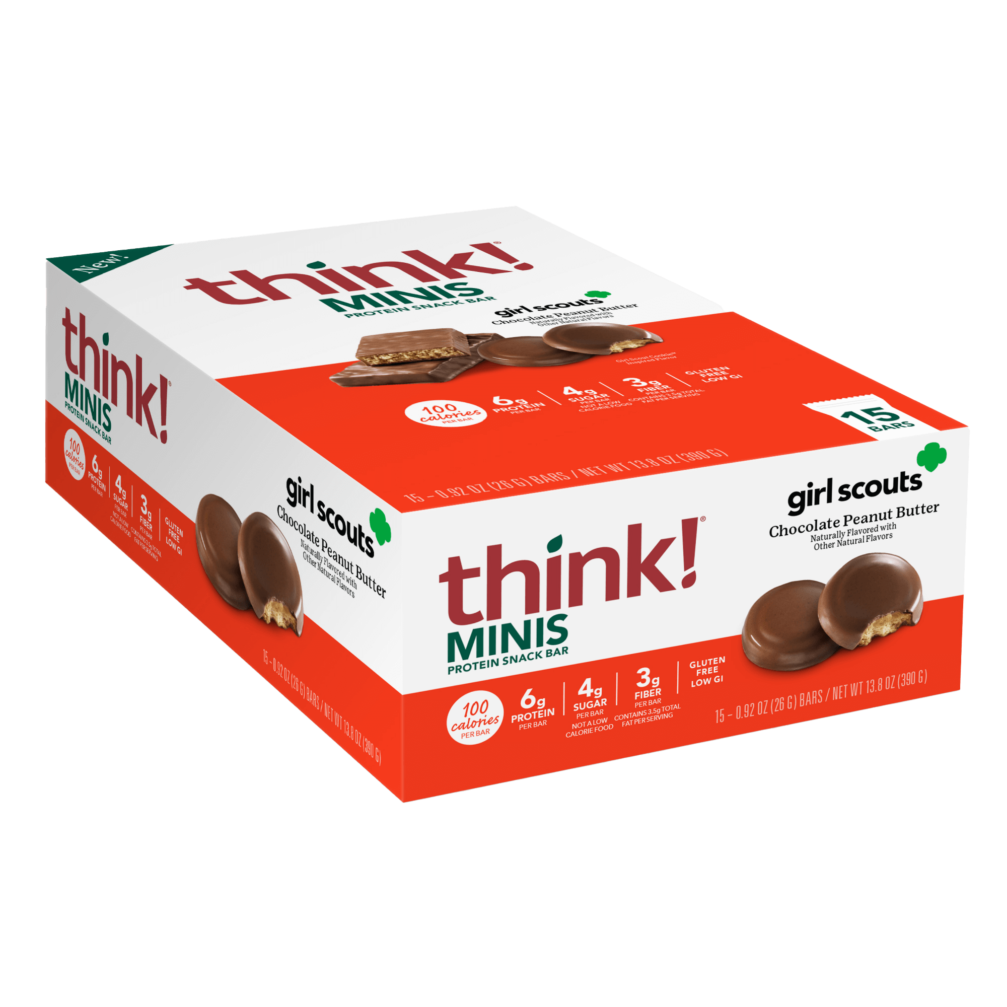 MINIS Protein Snack Bar, Girl Scouts Chocolate Peanut Butter
