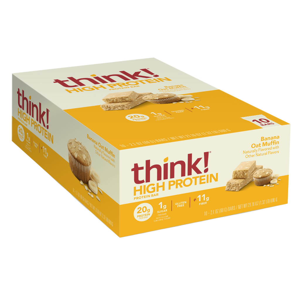 High Protein Bar, Banana Oat Muffin