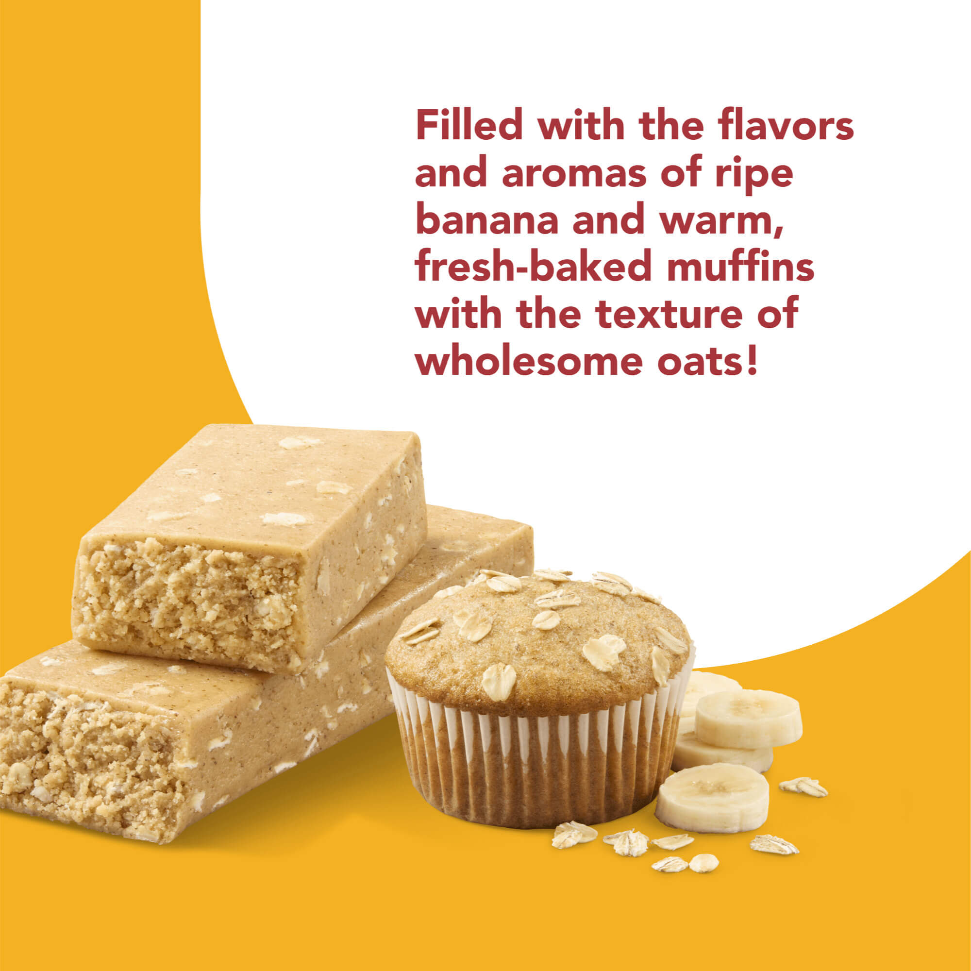 High Protein Bar, Banana Oat Muffin