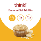 High Protein Bar, Banana Oat Muffin