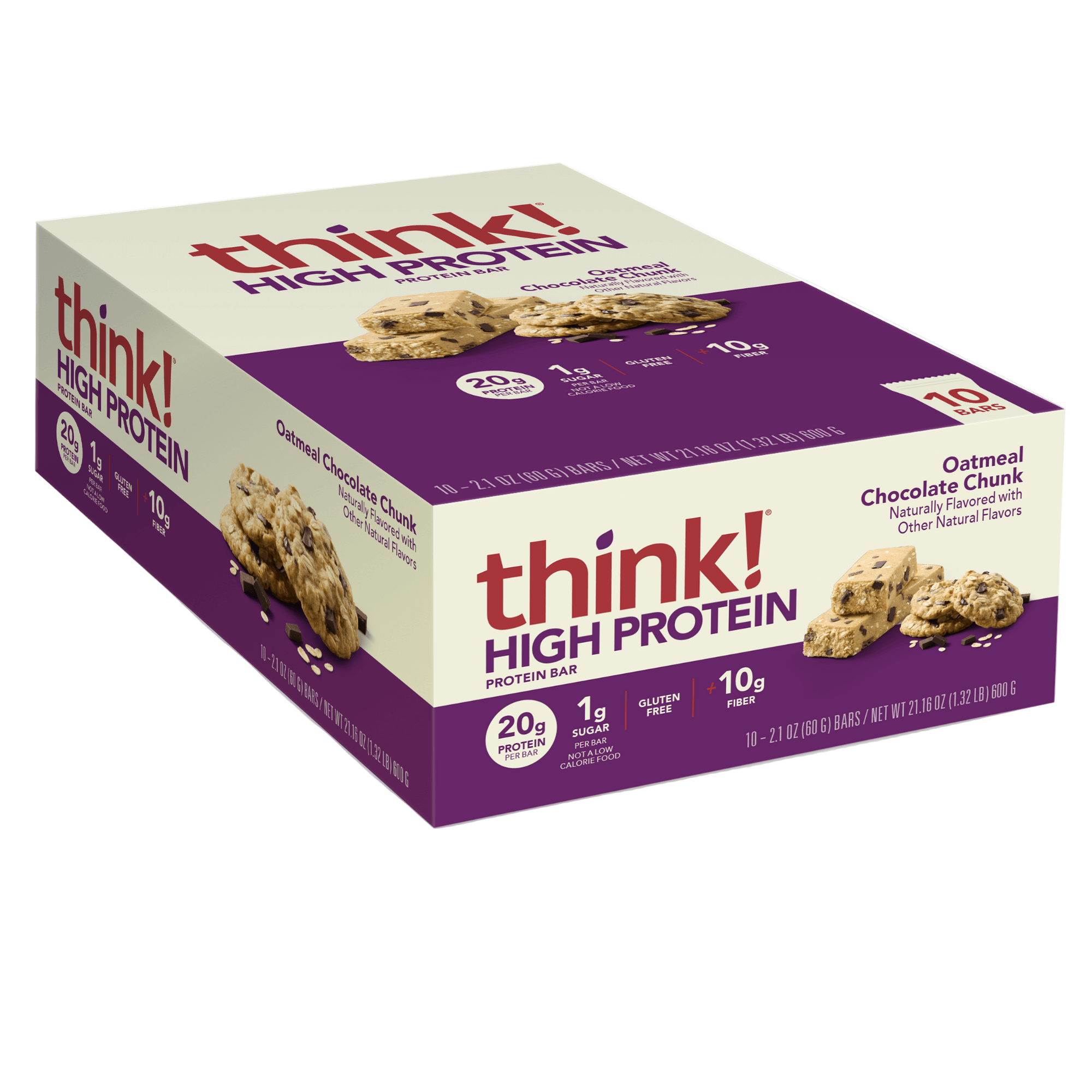 High Protein Bar, Oatmeal Chocolate Chunk