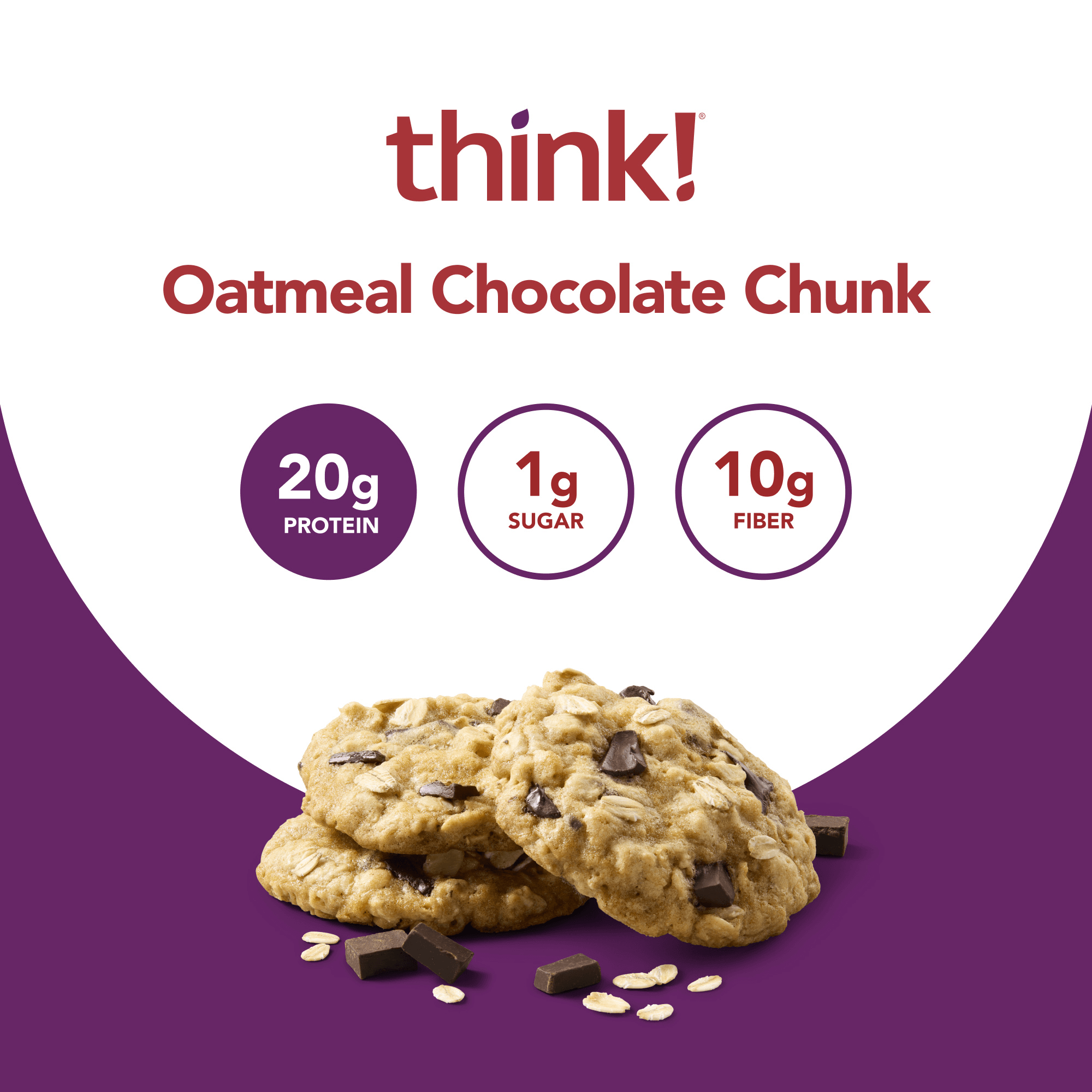 High Protein Bar, Oatmeal Chocolate Chunk