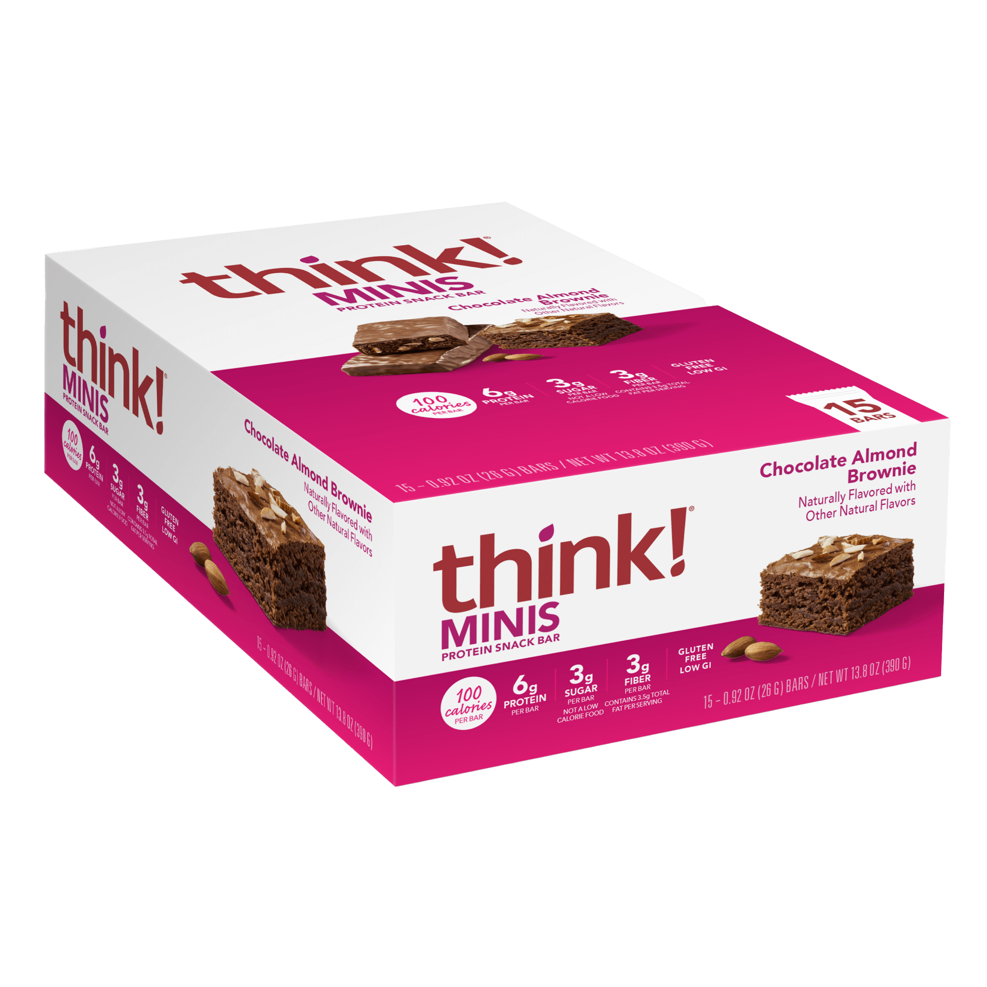 MINIS Protein Snack Bar, Chocolate Almond Brownie