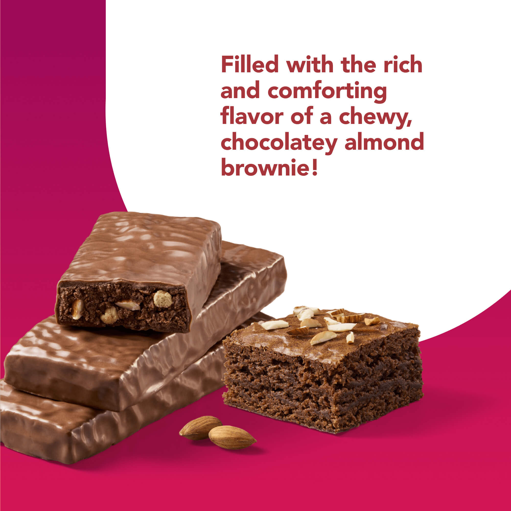 MINIS Protein Snack Bar, Chocolate Almond Brownie