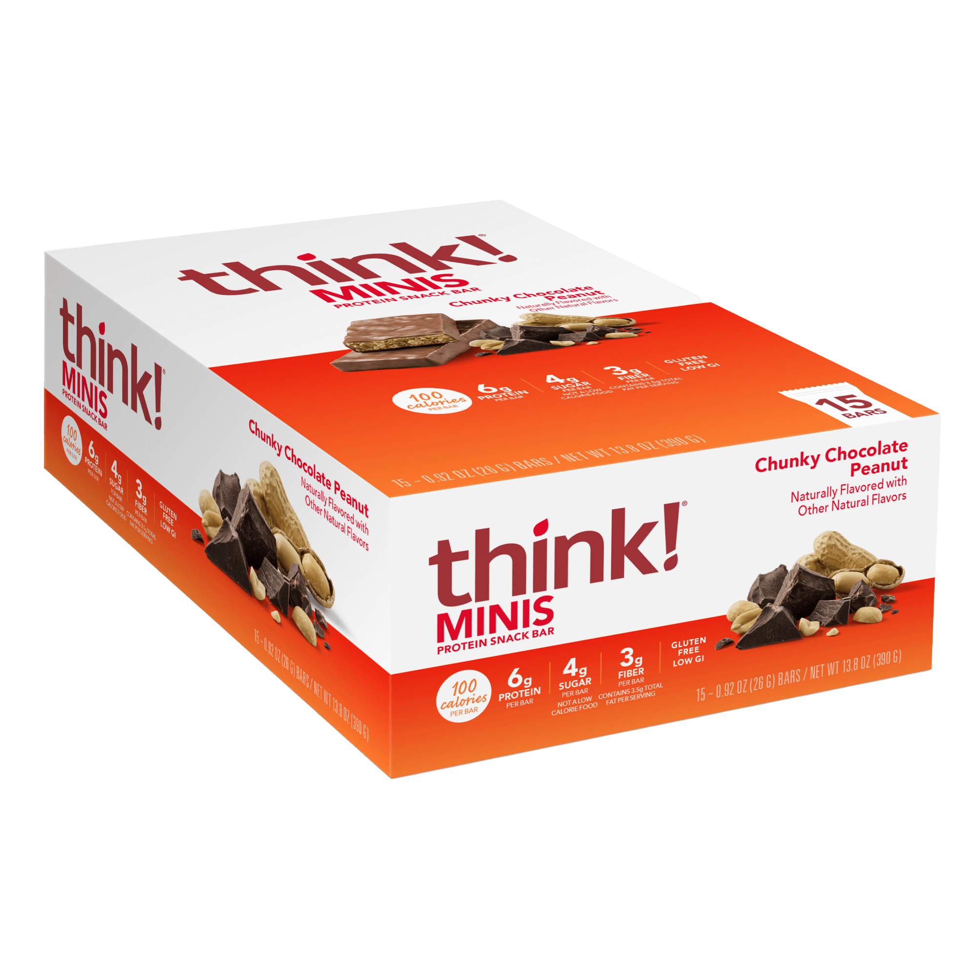 MINIS Protein Snack Bar, Chunky Chocolate Peanut