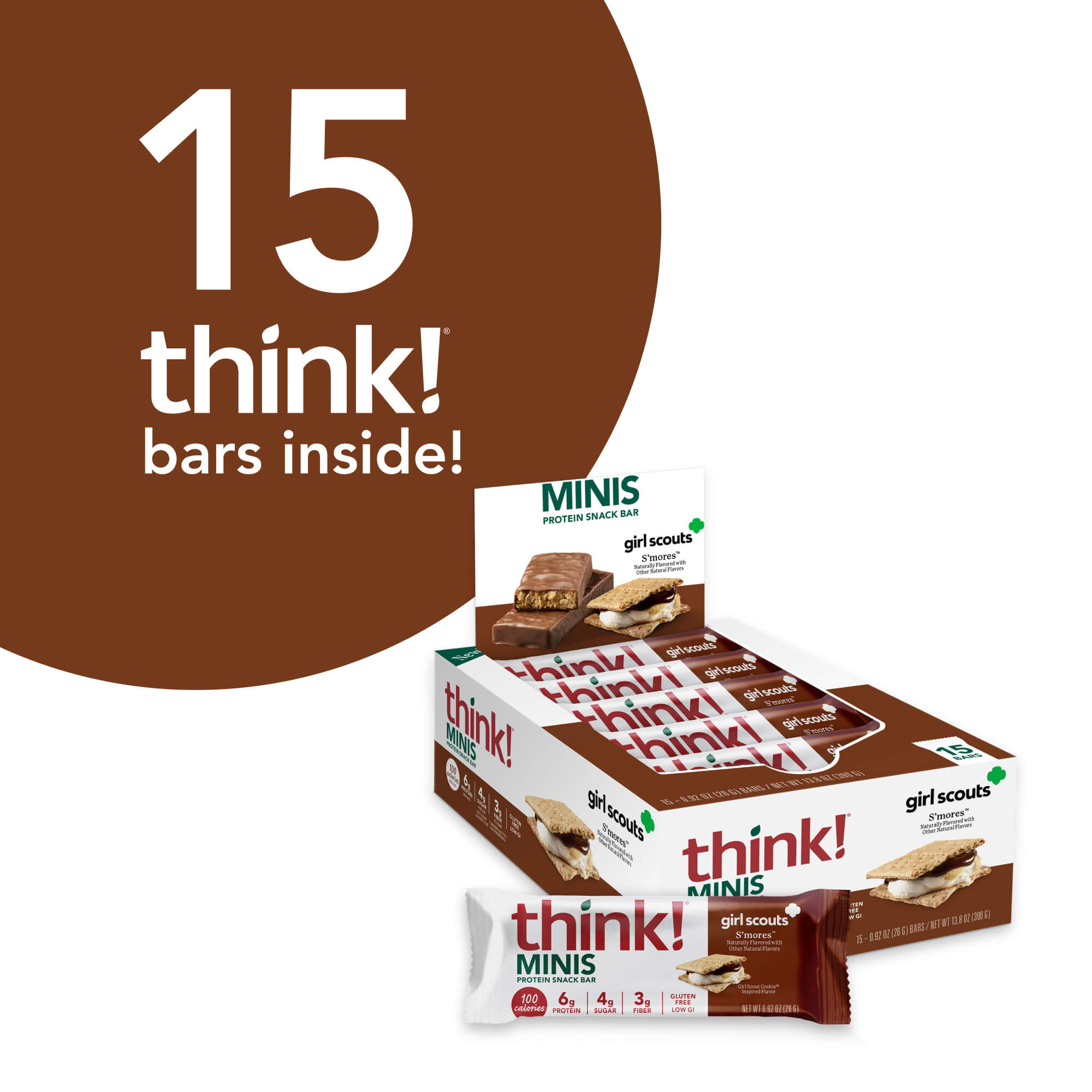 MINIS Protein Snack Bar, Girl Scouts S’mores™
