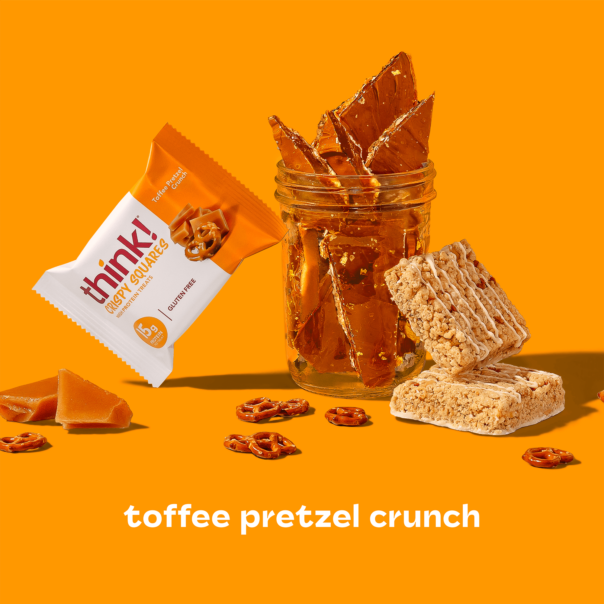 Crispy Squares Toffee Pretzel Crunch